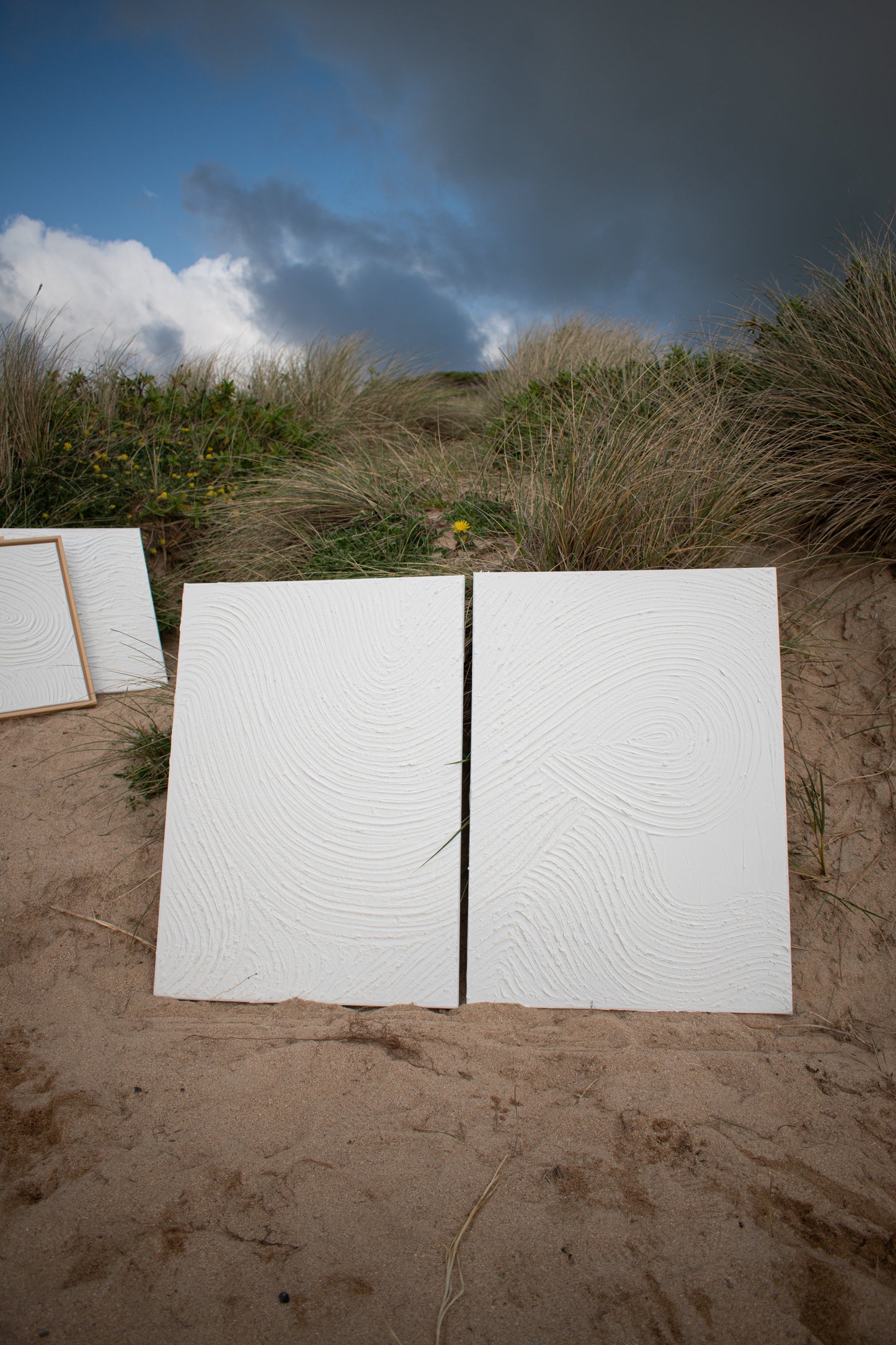 Waves Collection | White Waves Pair